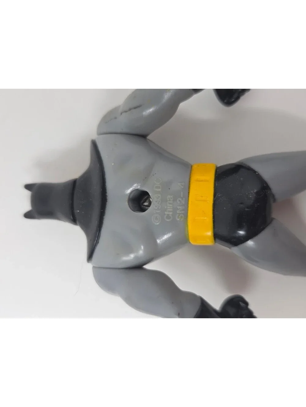 1993 McDonalds DC Comics Batman Gray Suit Black Cape Toy Figure